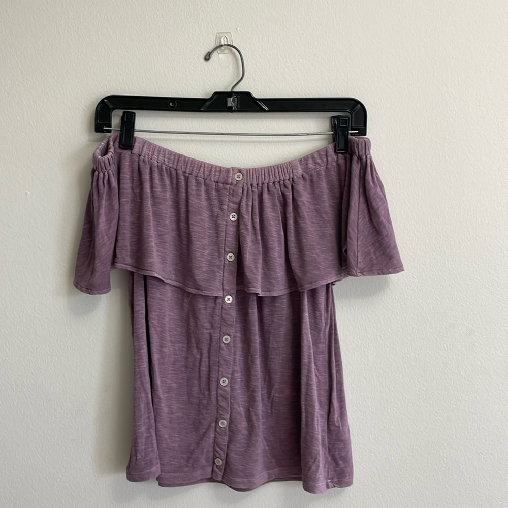American Eagle Soft & Sexy Off the Shoulder Top